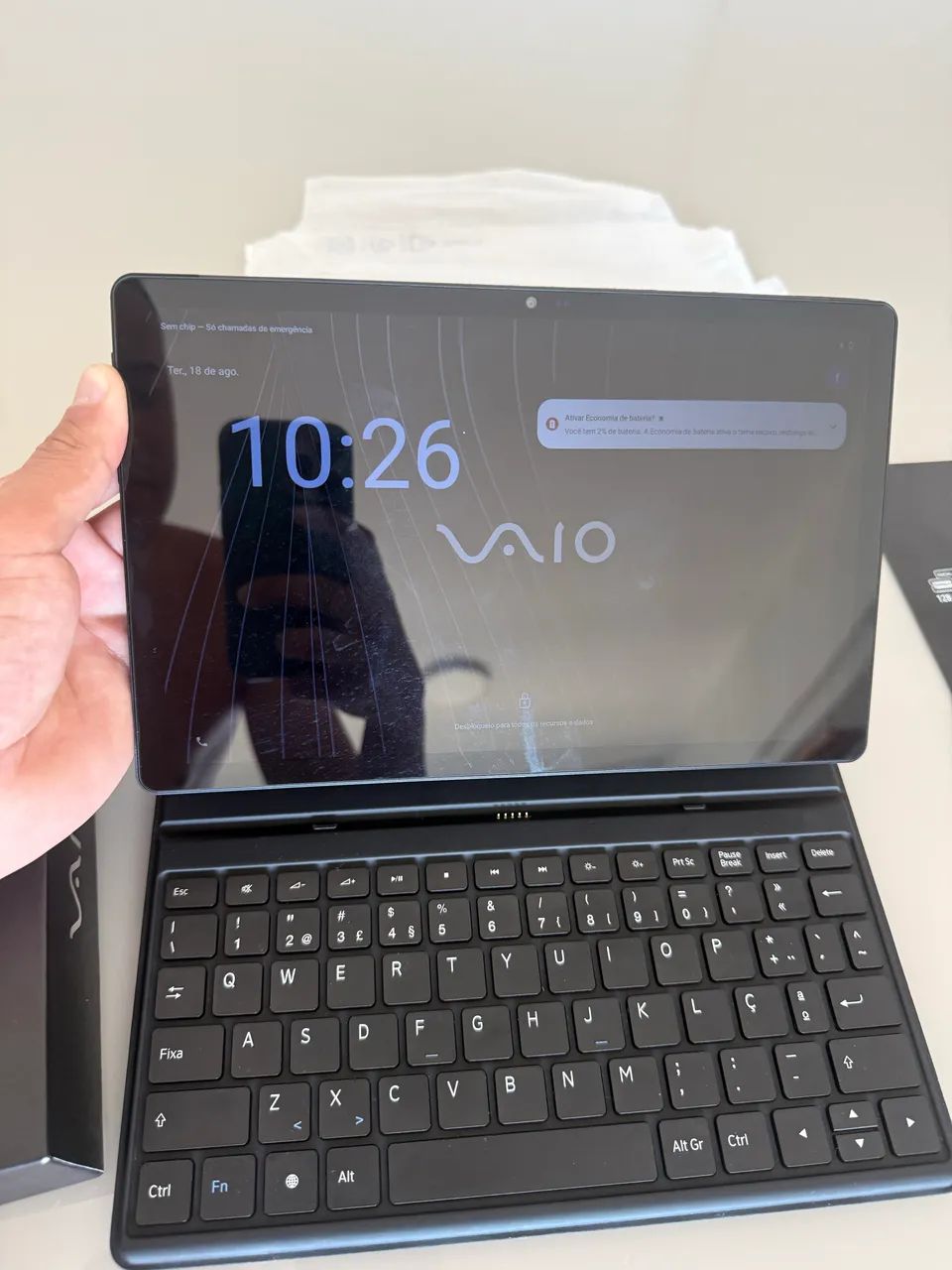 Tablet VAIO LT 10 com teclado  - Foto 3