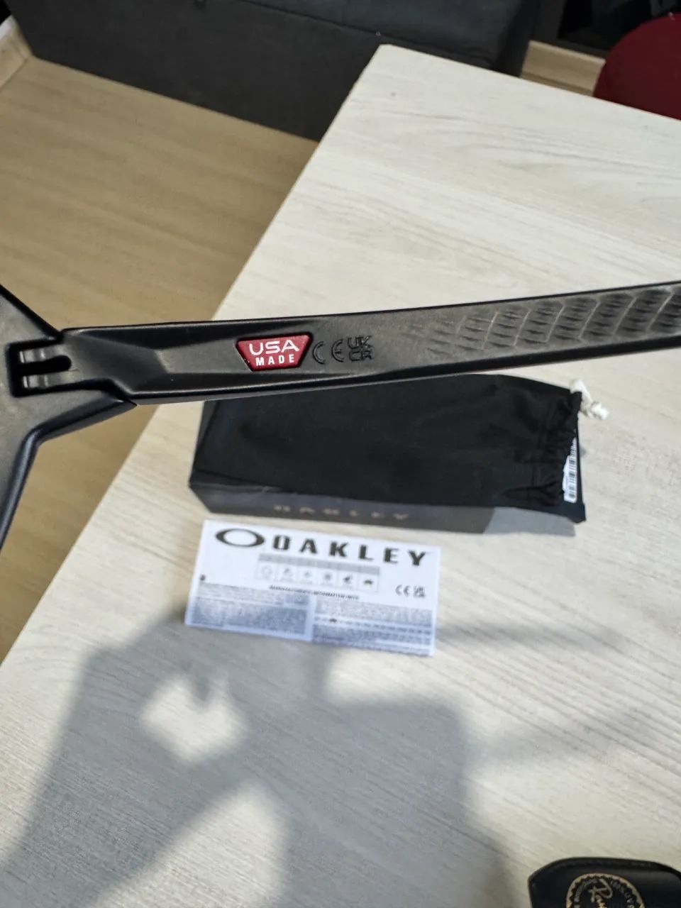 Óculos Oakley original cables matte prism grey - Foto 5