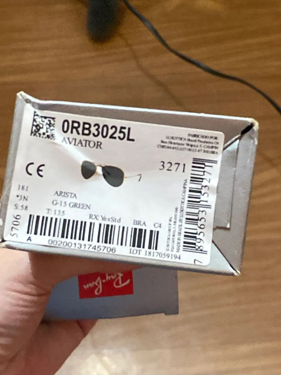Óculos rayban padrão aviador - Foto 4