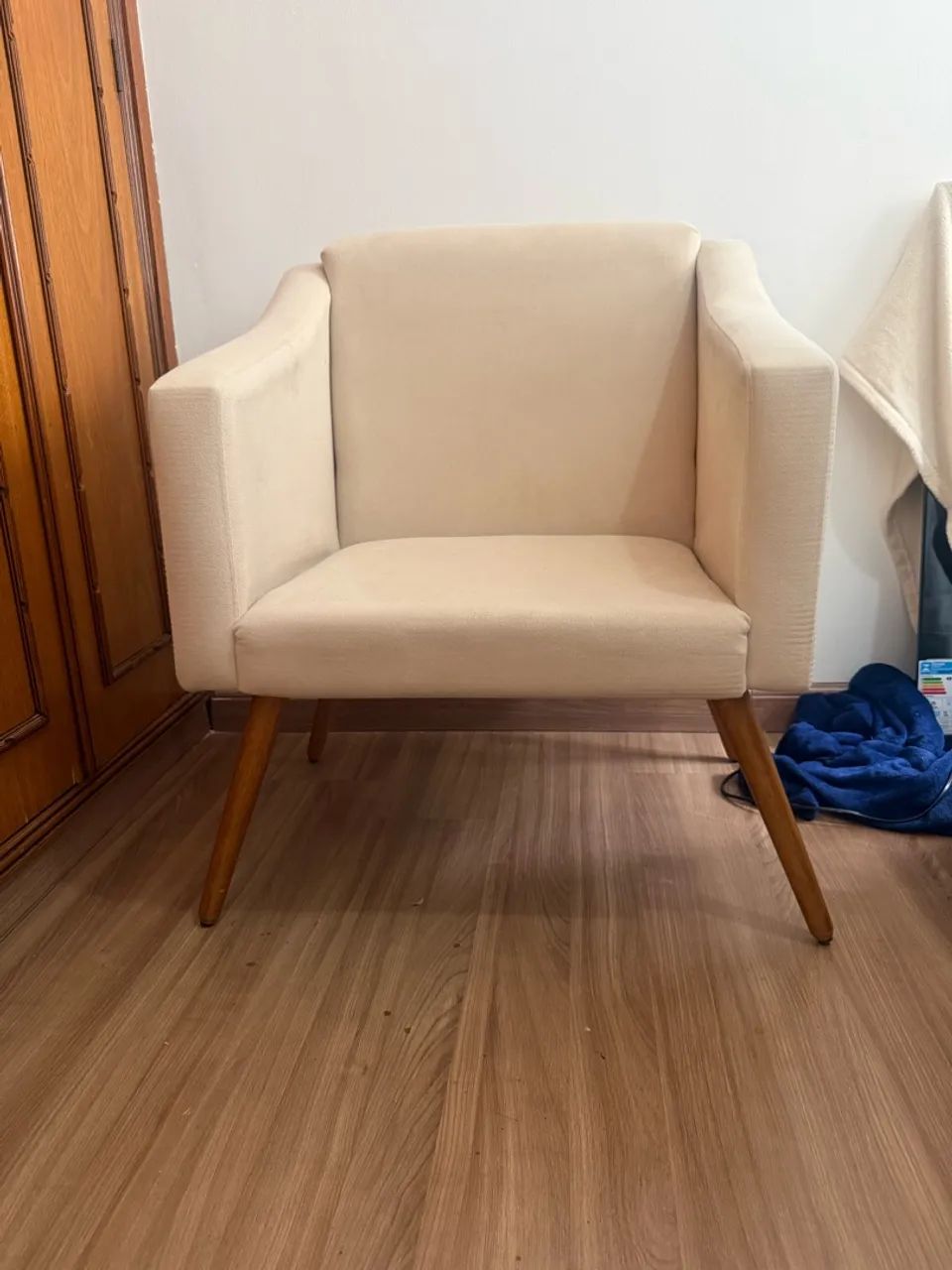 Poltrona Bege | Excelente Estado - Foto 3