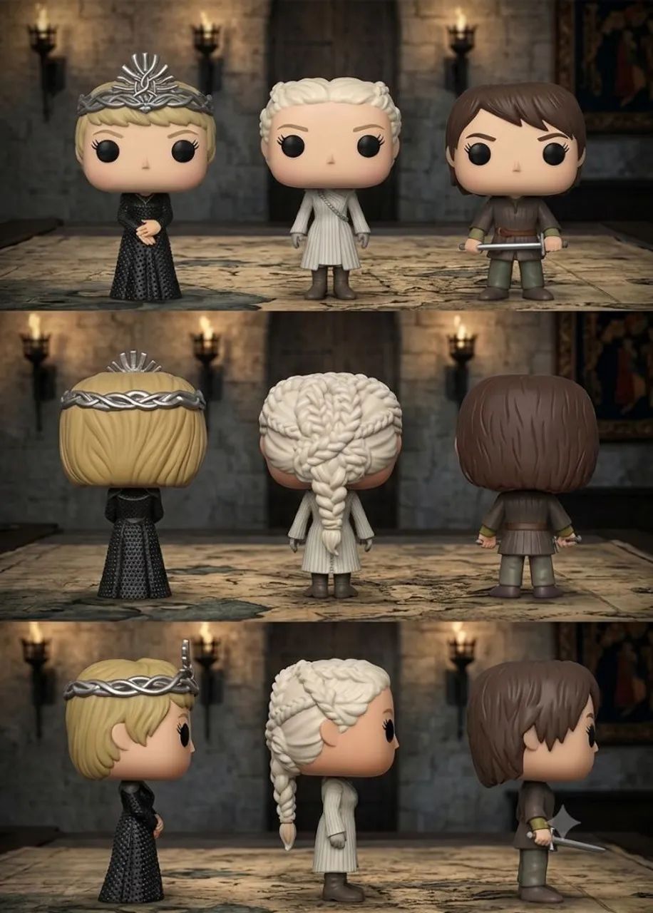 Funko Pop Game of Thrones - Kit com 3 | Arya Stark, Cersei Lannister e Daenerys - Foto 2