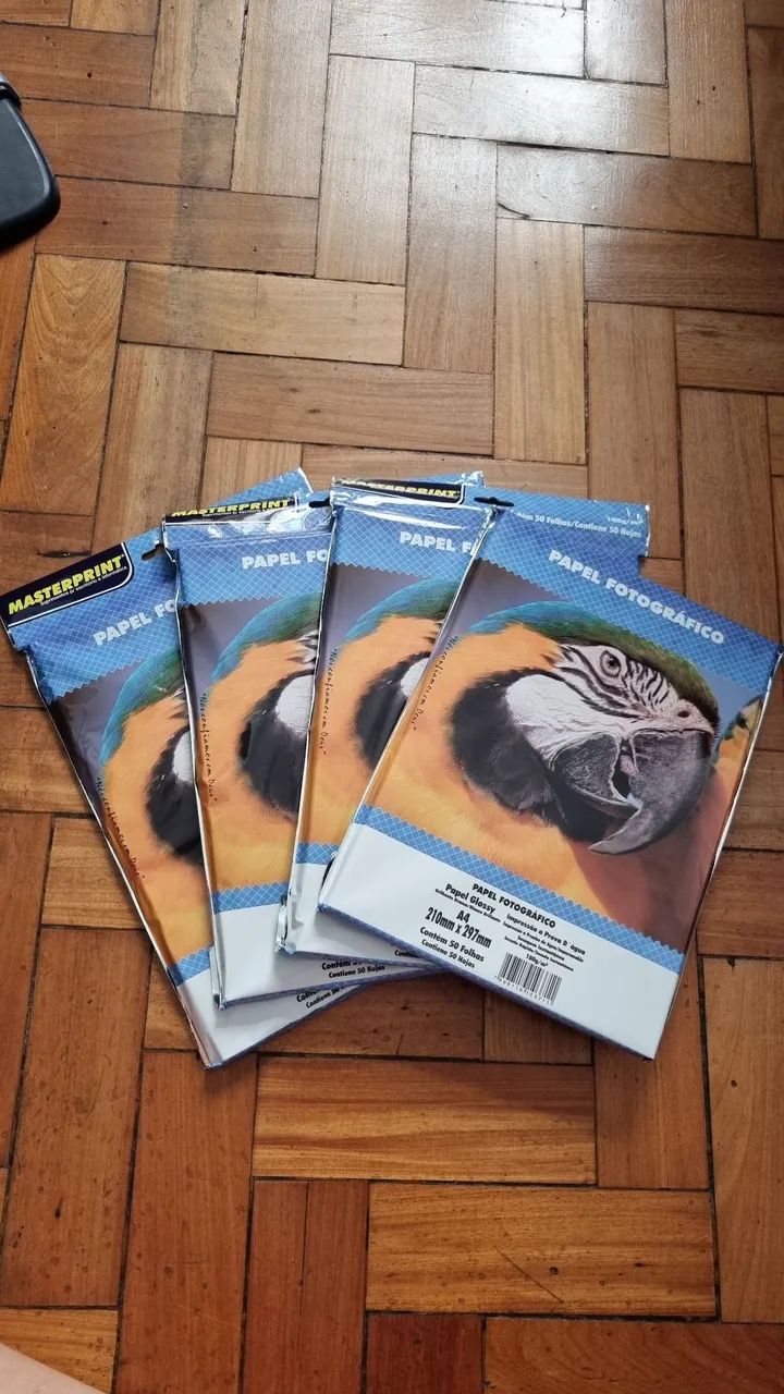 PAPEL GLOSSY A4 180G/M²  PAPEL FOTOGRÁFICO IMPRESSÃO A PROVA D'ÁGUA - Foto 2