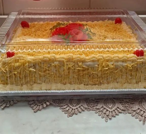 Bolos salgados caseiros e decorados com um sabor diferenciado. 