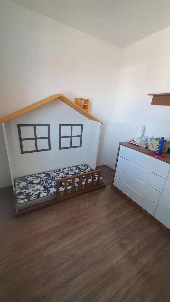 Cama montessoriana formato de casa - Foto 4