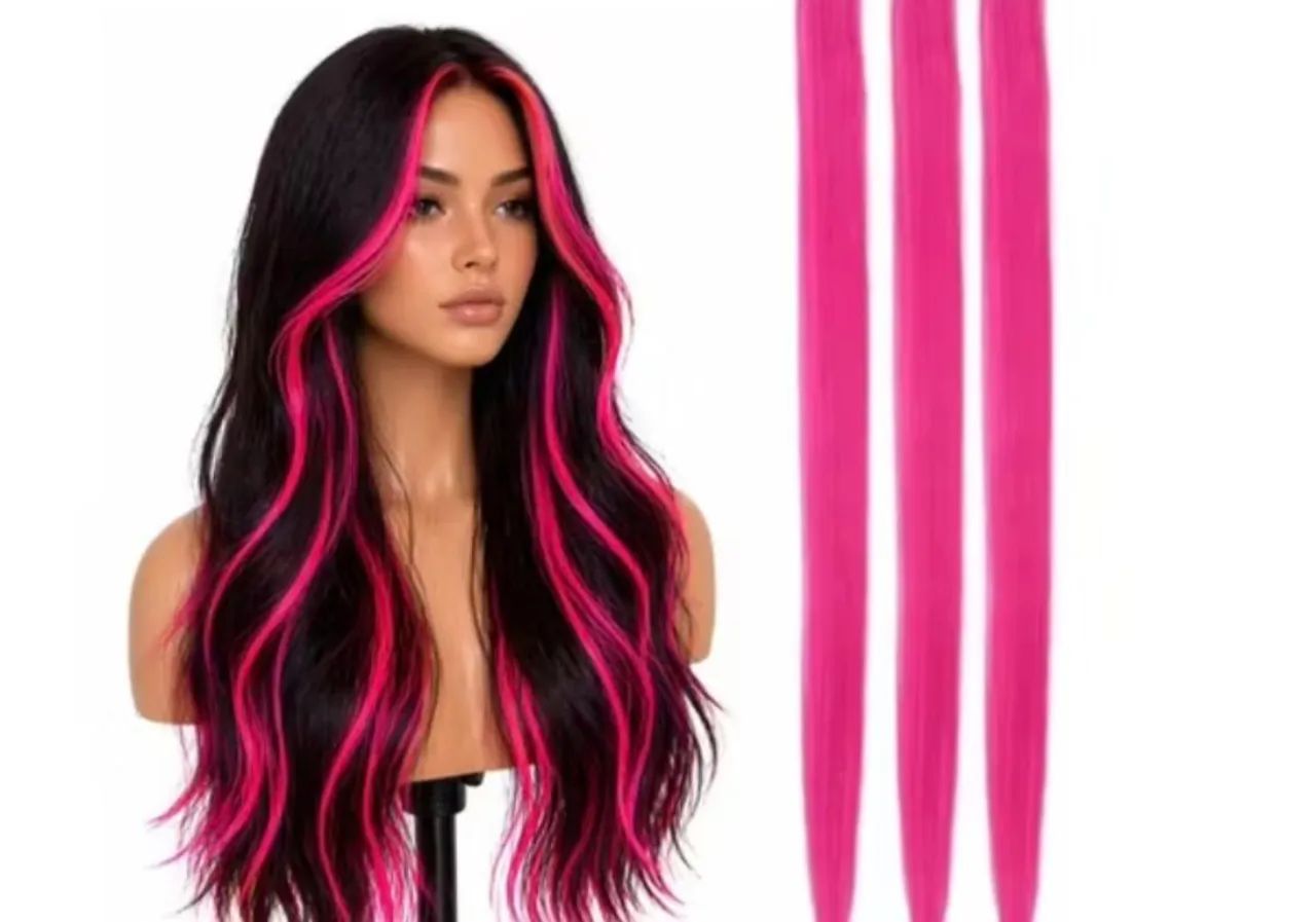 Kit mechas rosa neon