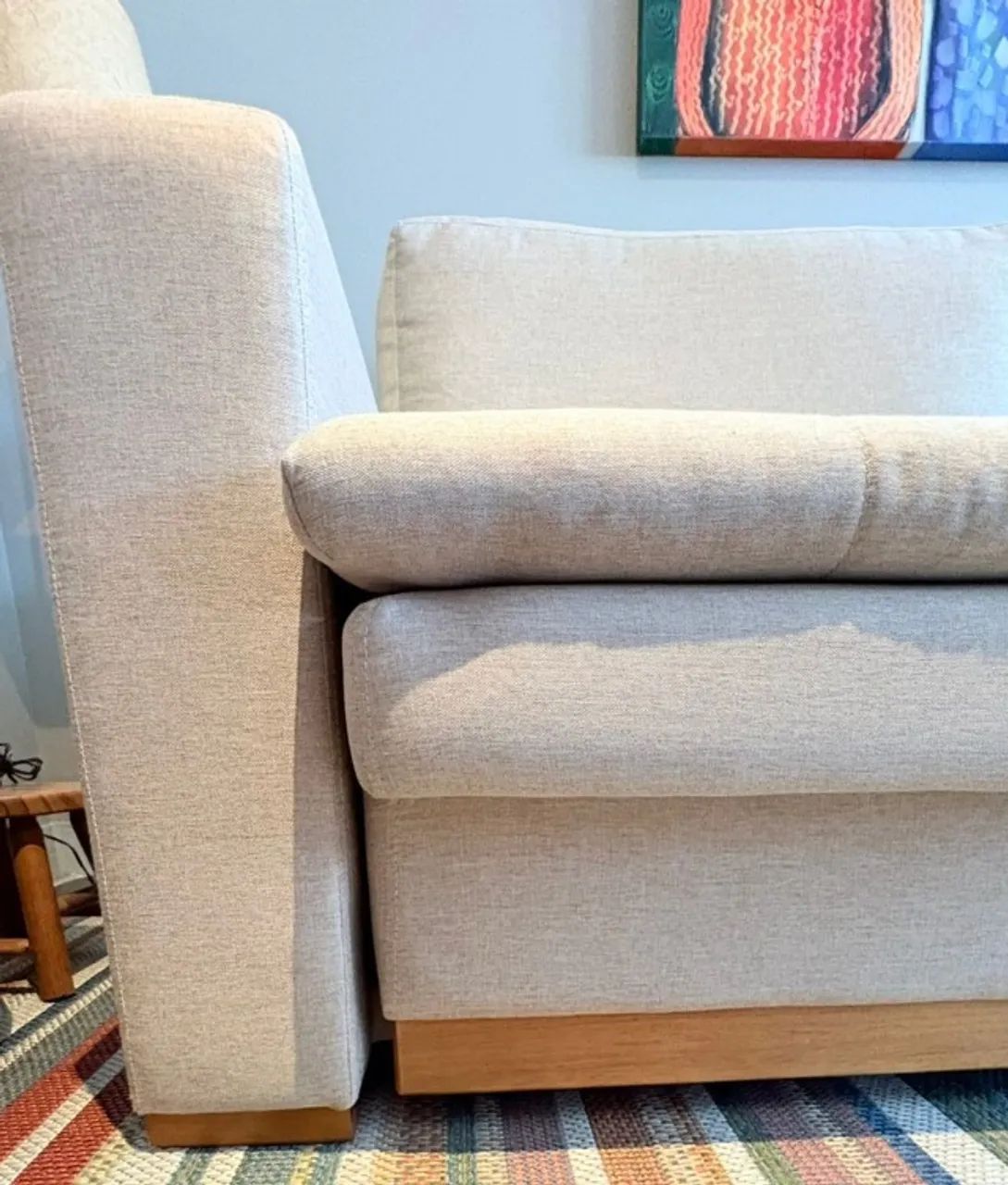 Sofá de linho com Chaise - Foto 3