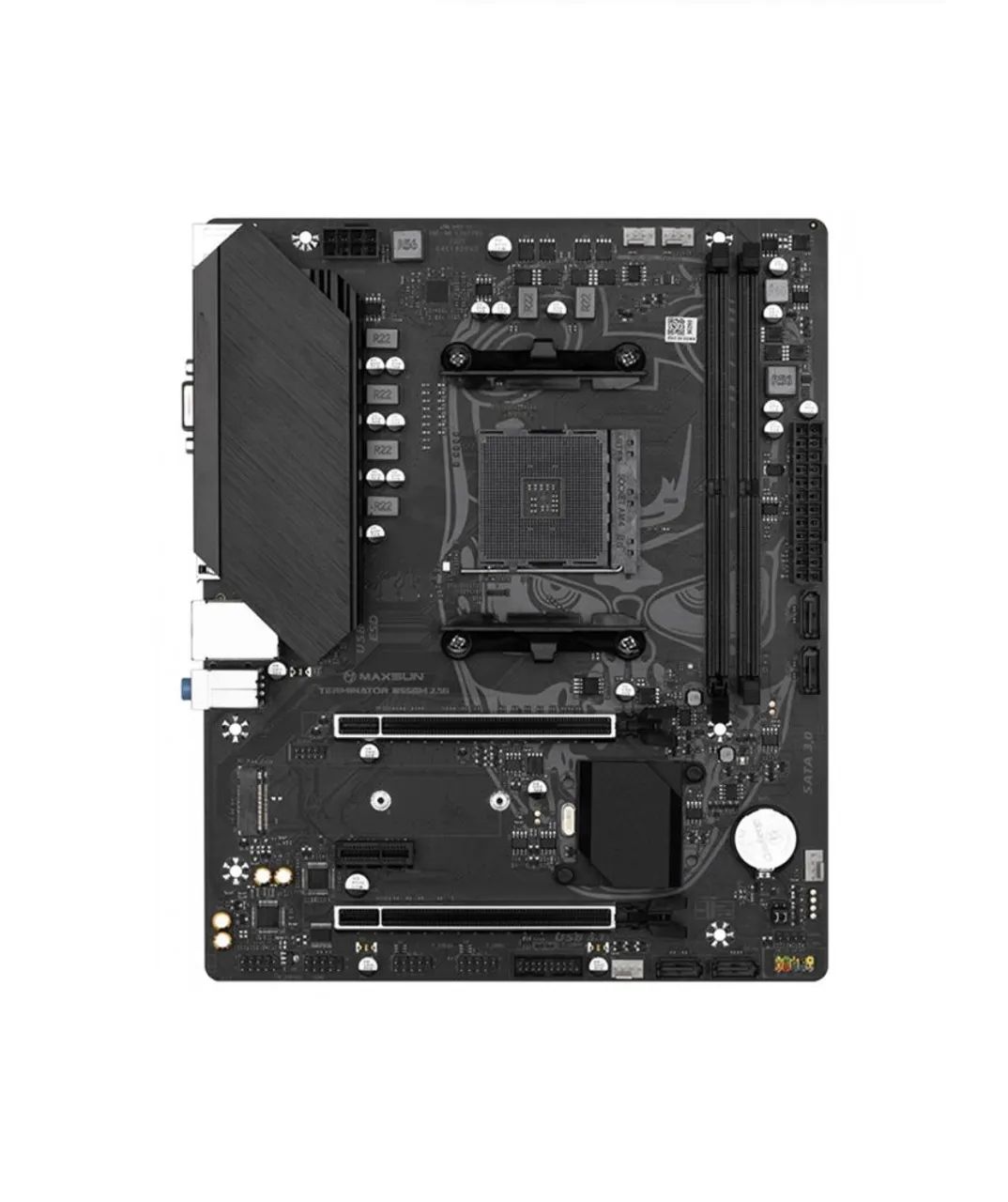Placa Mãe MAXSUN B550M 2.5G MS-Terminator, m-ATX, AMD AM4, DDR4 - Foto 4