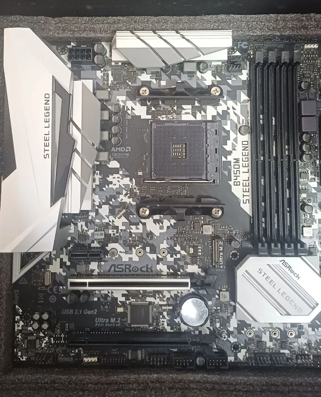 Placa Mãe Steel Legends B450M
