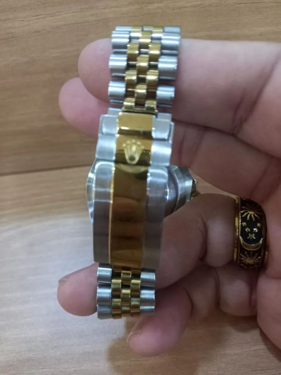 Relógio ROLEX GMT MASTER II GOLD IRON AUTOMÁTICO - Foto 4