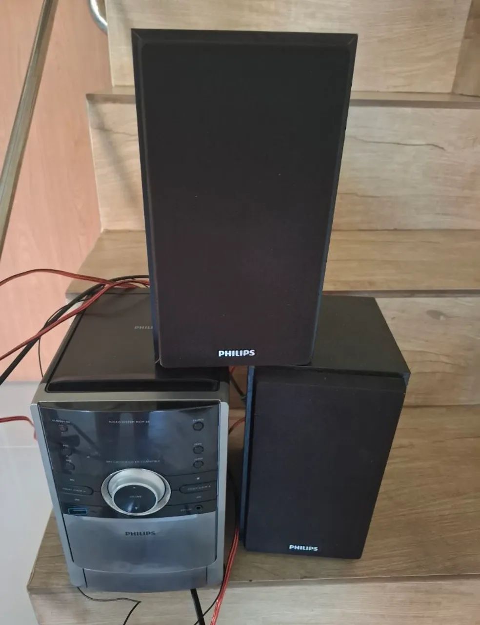 Micro system Philips com caixas - Foto 3