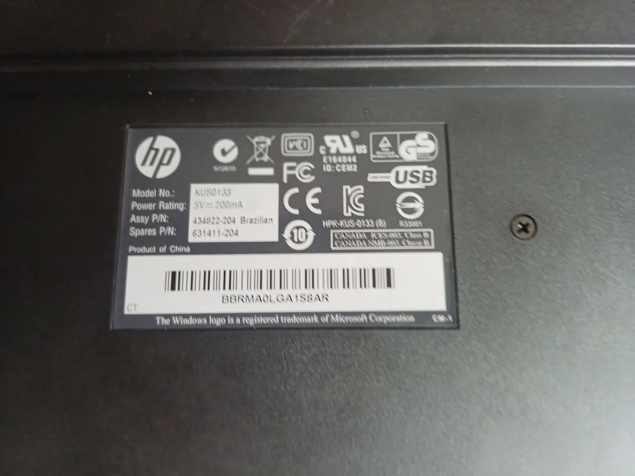 TECLADO HP COM SMART CARD TERMINAL  - Foto 3