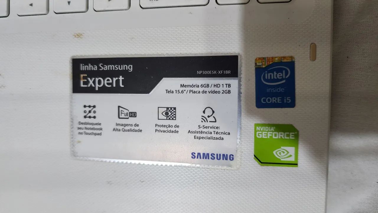 Notebook Samsung branco  - Foto 5