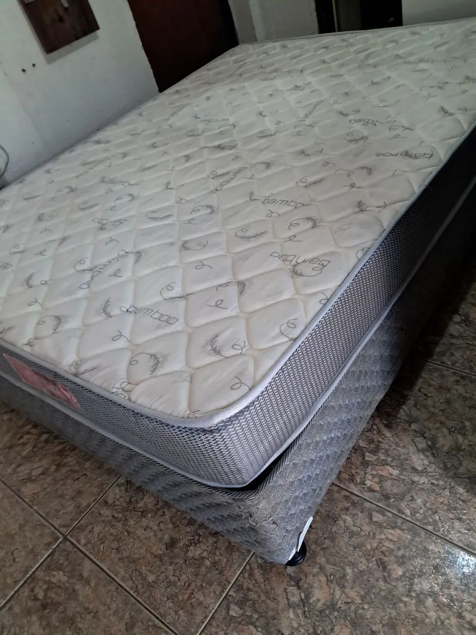 Cama box casal colchao novo - Foto 4