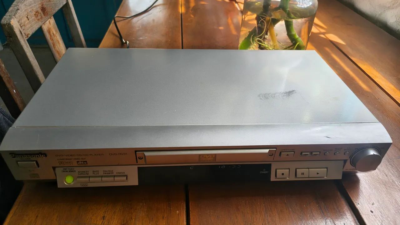 PANASONIC CD PLAYER/MP3/VIDEO CD/ DVD - RV31. JAPONÊS. - Foto 5