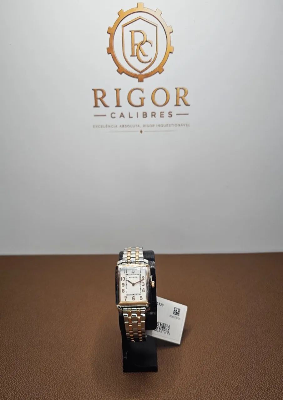 Relógio Bulova Feminino 98L328 Bicolor Prata e Rosê - Elegância e Design Sofisticado - Foto 5