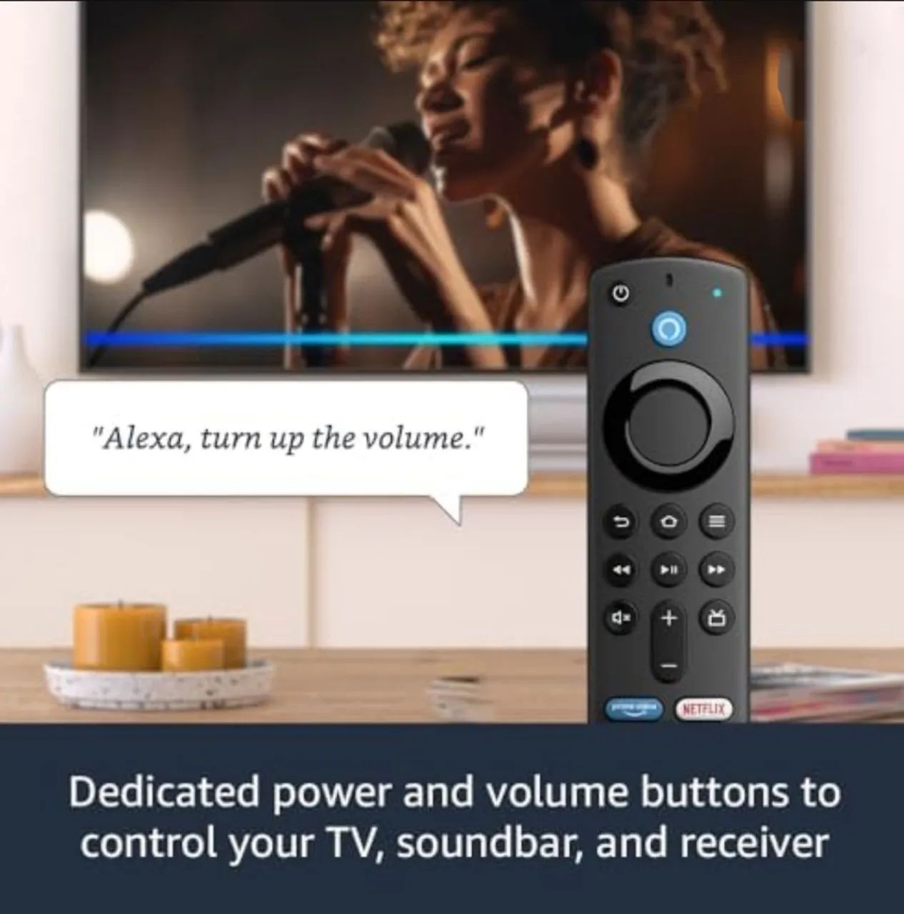 Amazon Fire Tv Stick Full Hd Com Alexa E Comandos De Tv - Foto 4