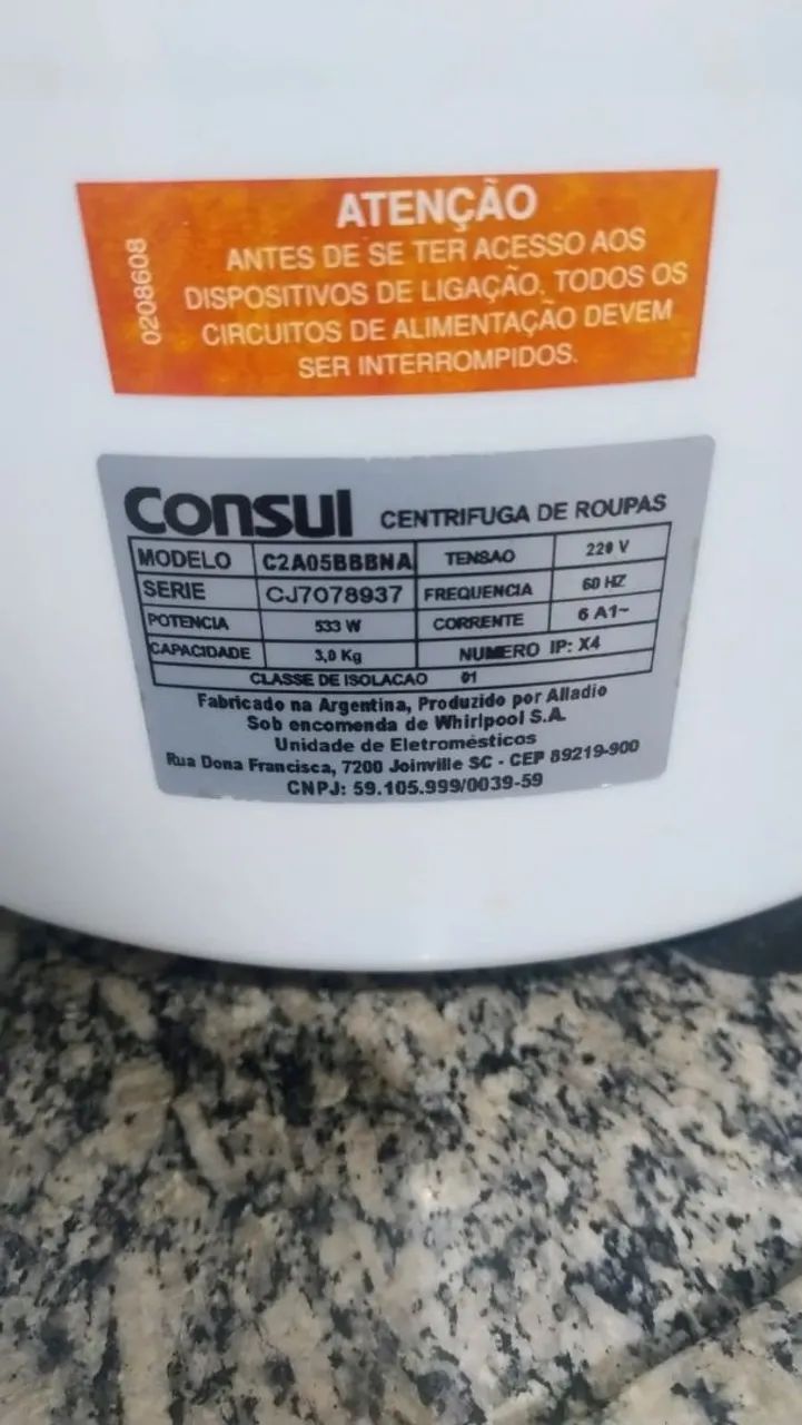 Centrífuga Consul  - Foto 2