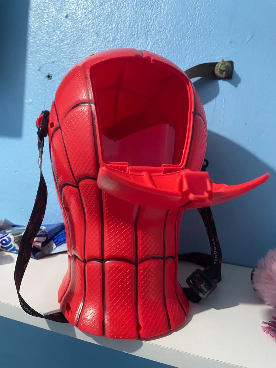 Cabeça do homem aranha 
