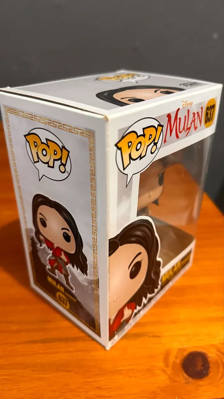 Funko Pop Mulan Warrior #637 Disney - Original com Caixa - Foto 2