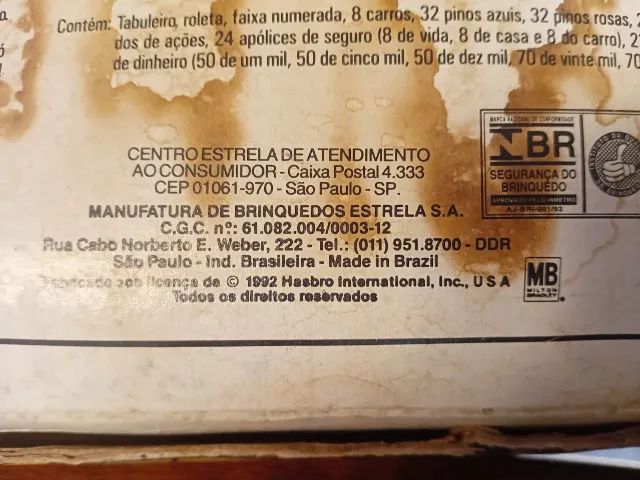 Jogo da vida estrela 1992 - Foto 3