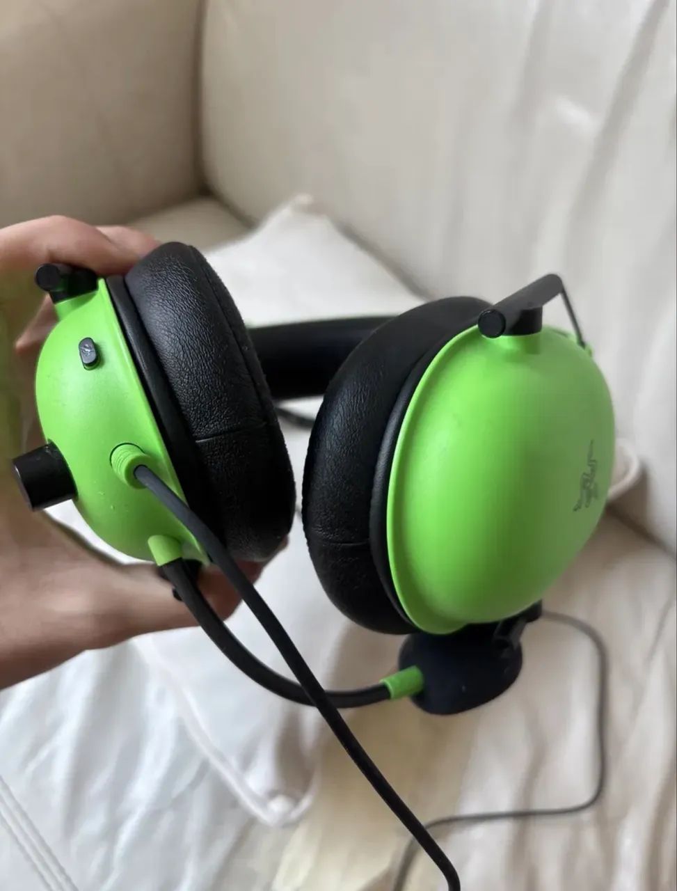 Headset Razer Blackshark V2 X Verde (Usado) - Foto 4