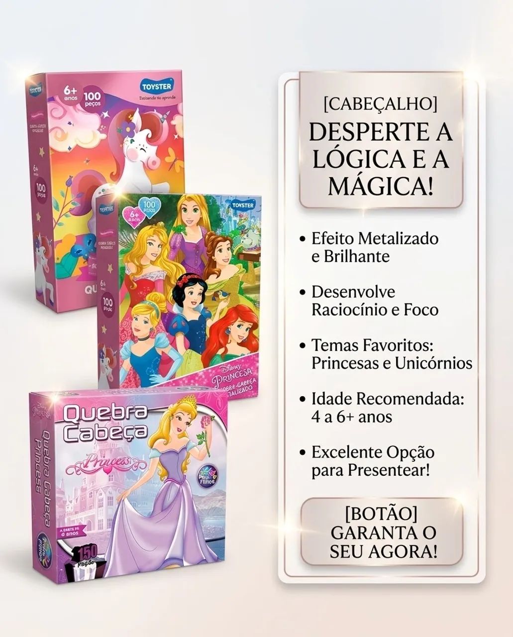 Quebra Cabeça Menina - Foto 2