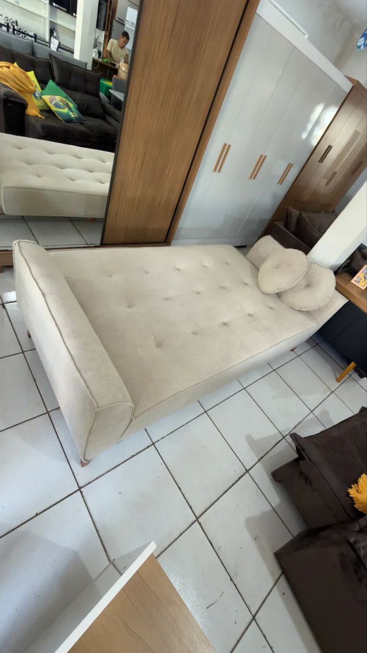 Sofá cama living design maravilhoso  - Foto 5