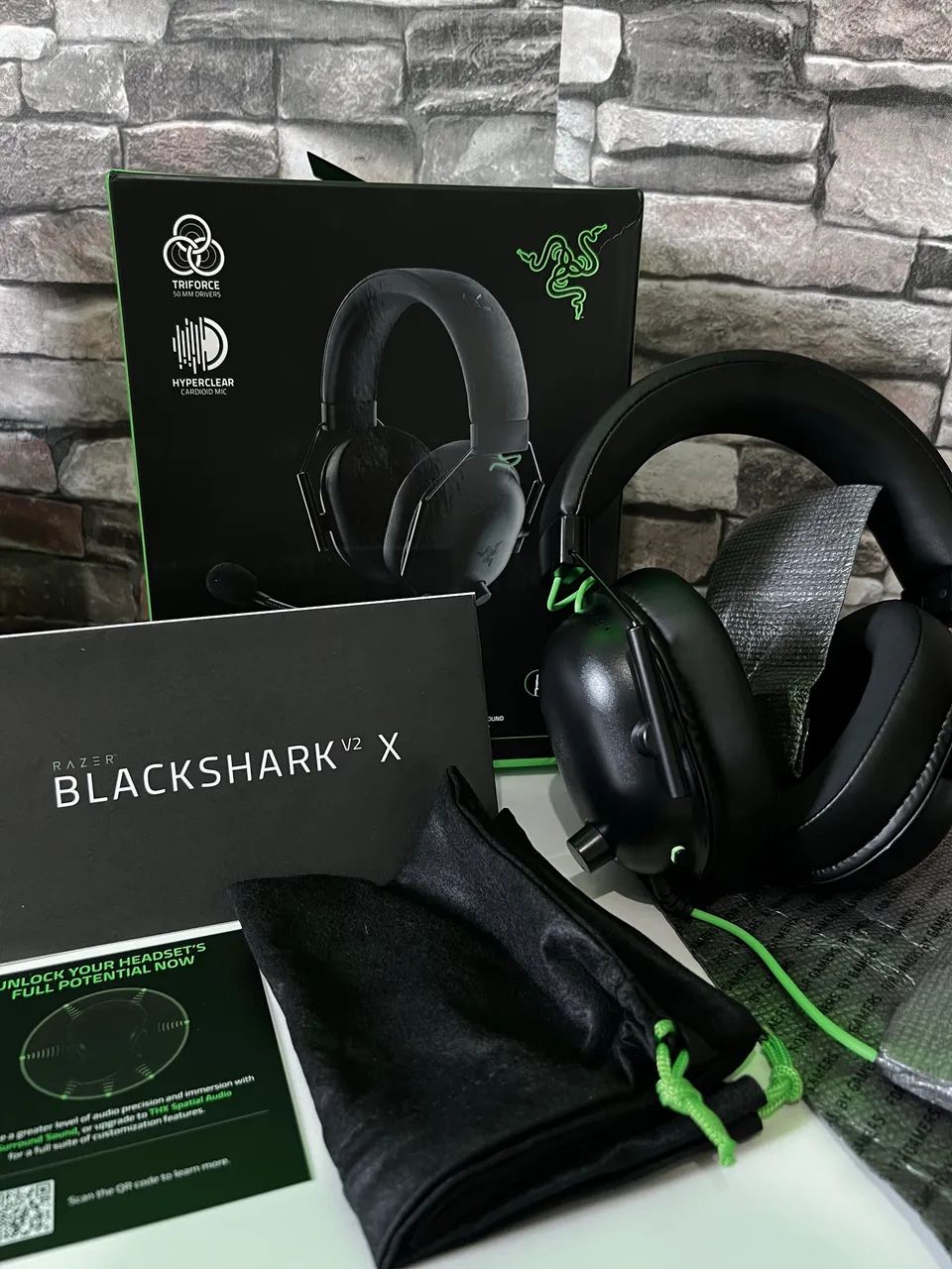 Headset Razer  Blackshark v2 X  - Foto 3