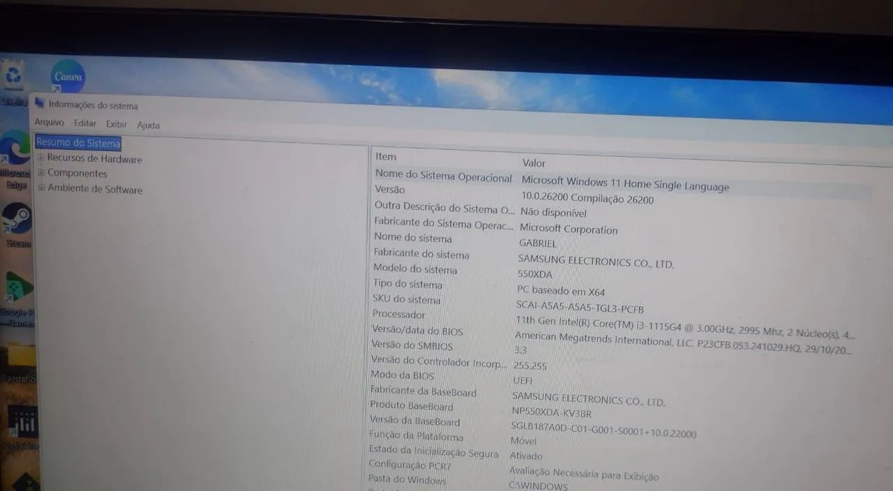 Samsung book i3 (11° geração)  - Foto 3
