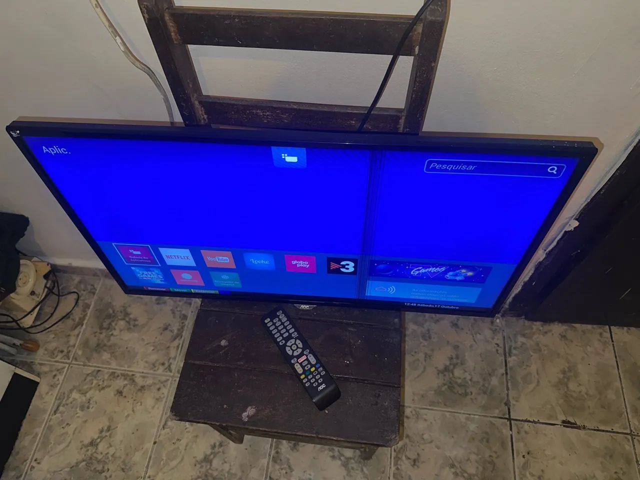 Smart TV AOC 32 polegadas - funcionando normalmente - Foto 2