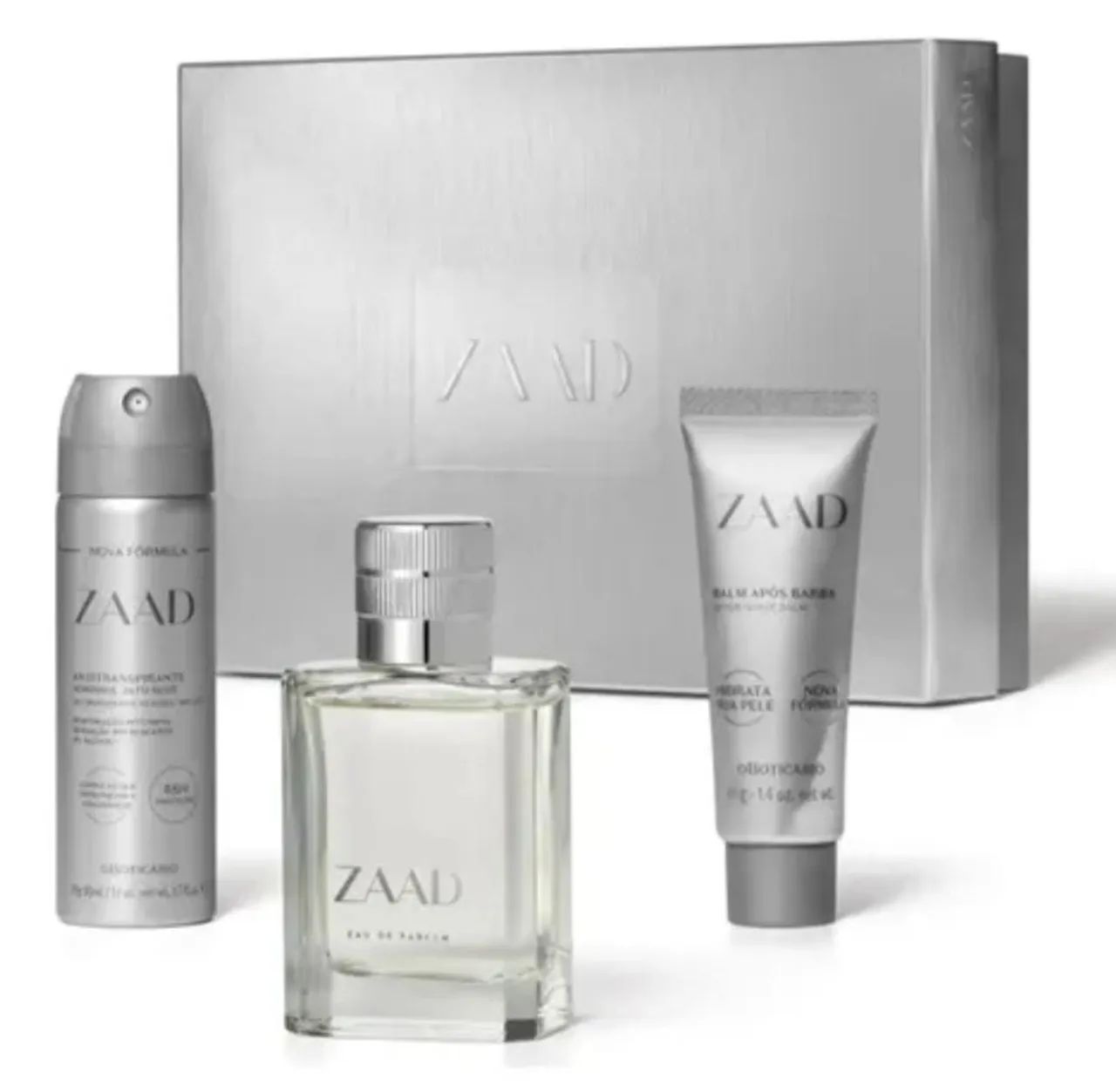 Kit presente dia dos pais ! Zaad, perfume , desodorante e creme pós barba 