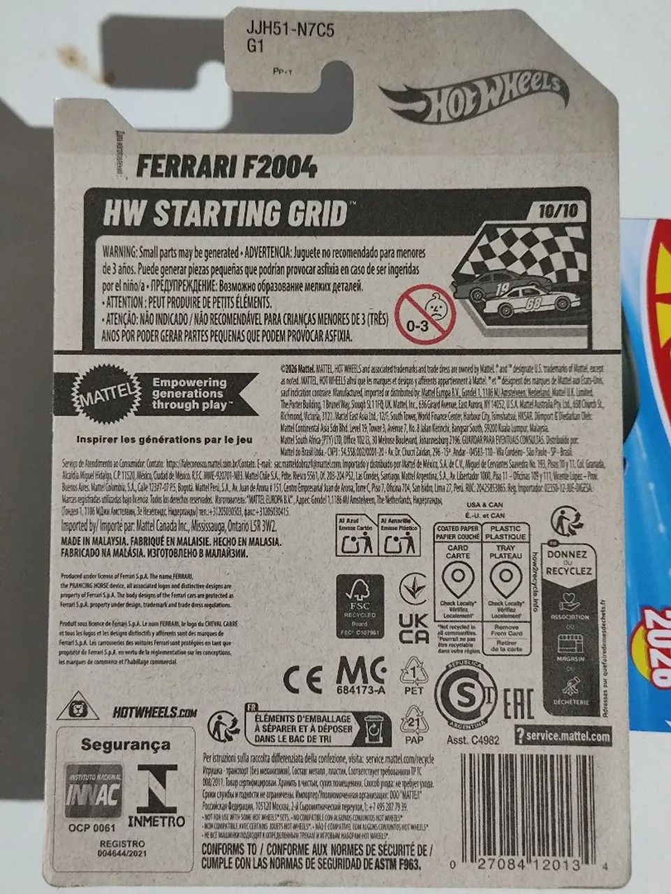 HOT WHEELS FERRARI F2004 - Foto 2