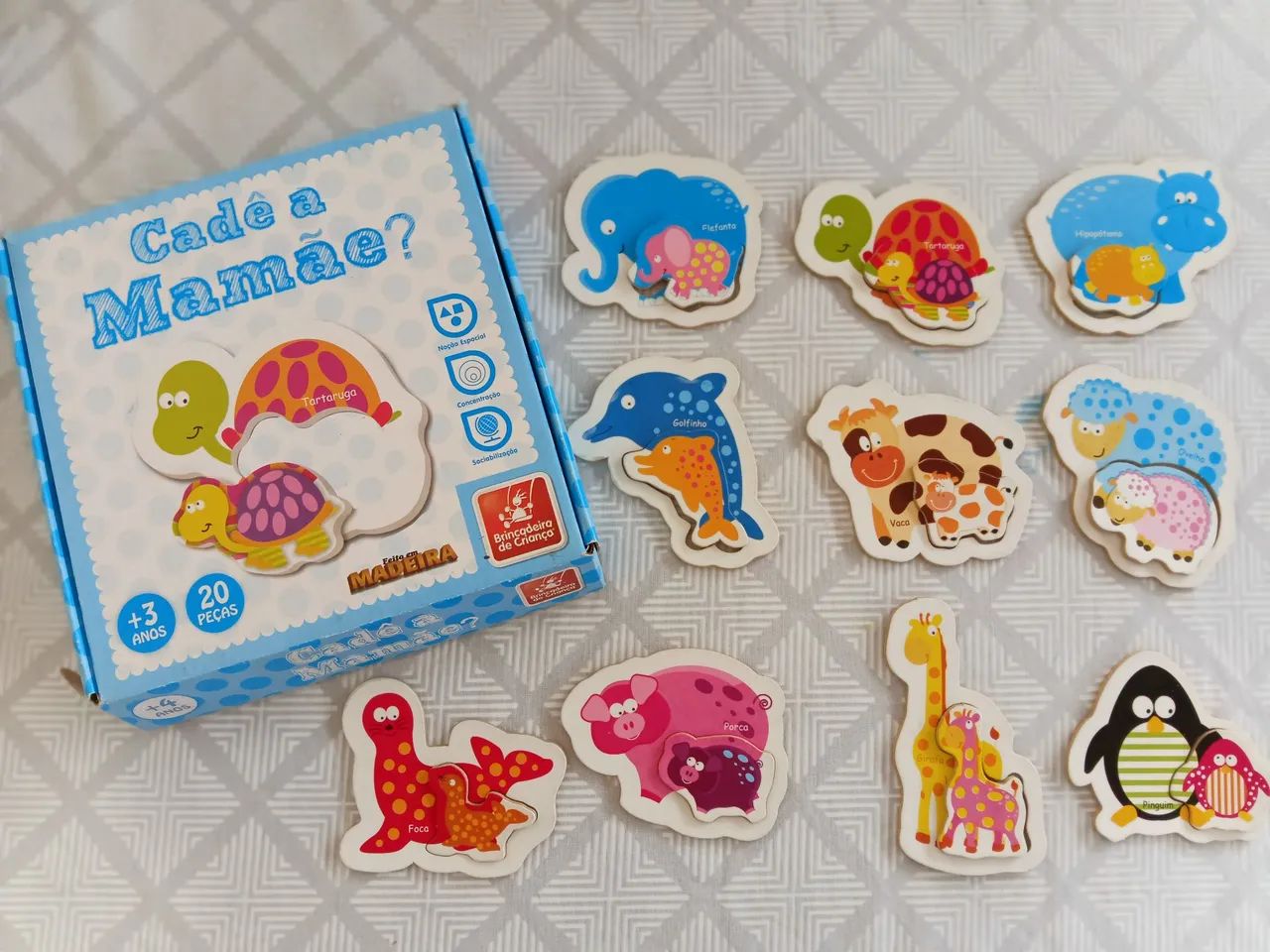 Jogo de encaixe Mamãe e Filhote - Foto 2