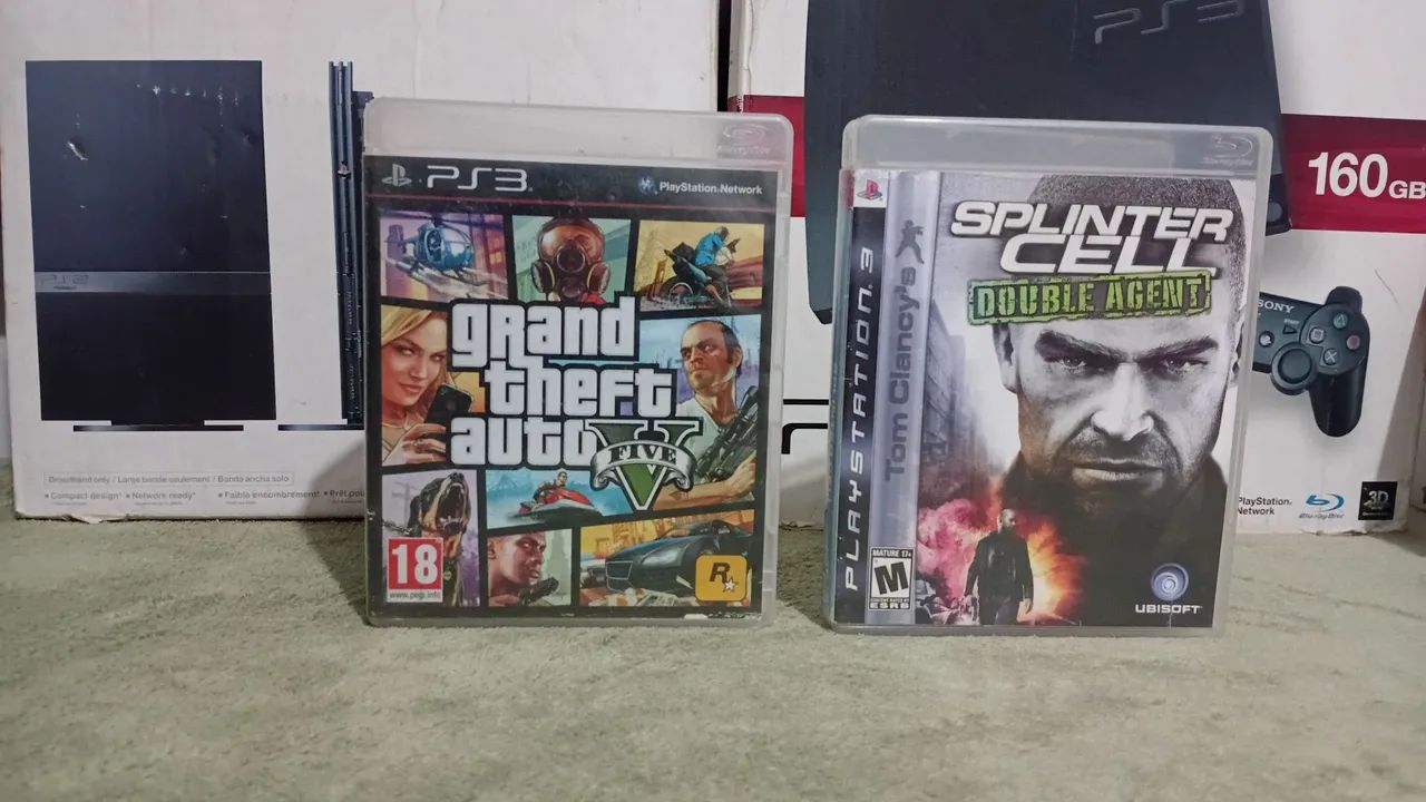 GTA V e Splinter Cell - PS3