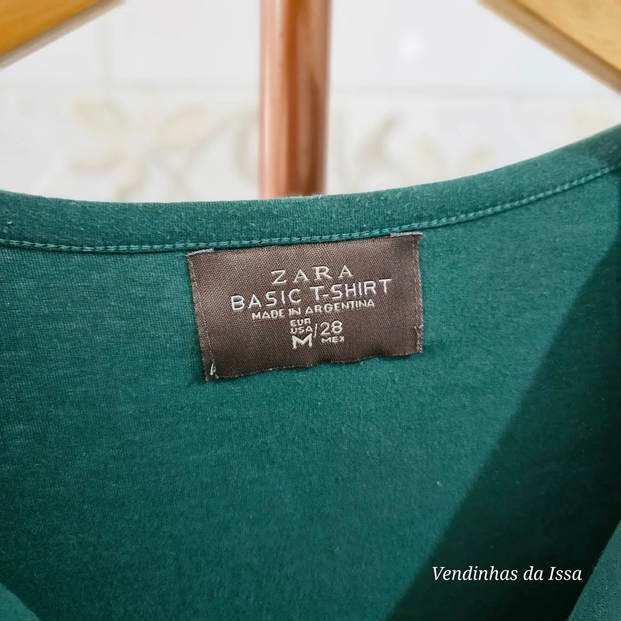 Camiseta Feminina Zara Basic T-Shirt - Foto 2