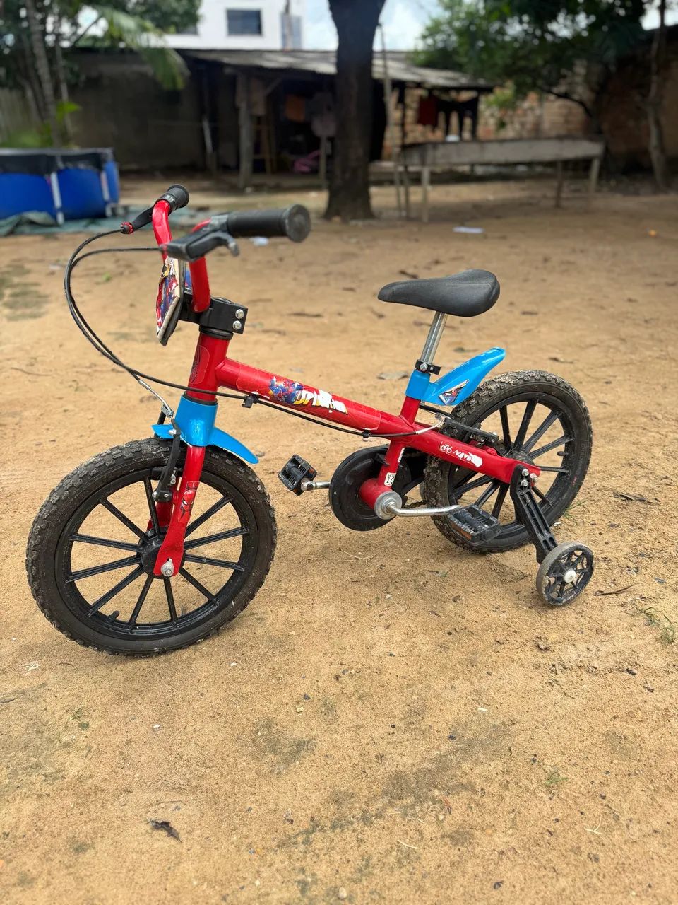 Bicicleta infantil Homem Aranha  - Foto 3