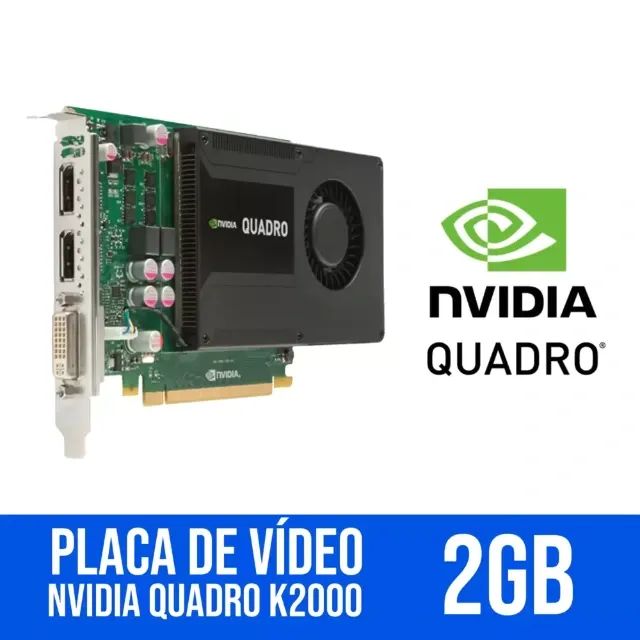 Placa de video Nvidia 2gb GDDR5