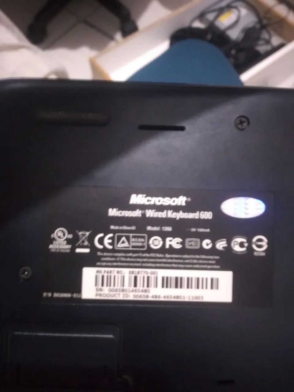 Teclado Microsoft Wired Keyboard 600 (Com Fio)  - Foto 2
