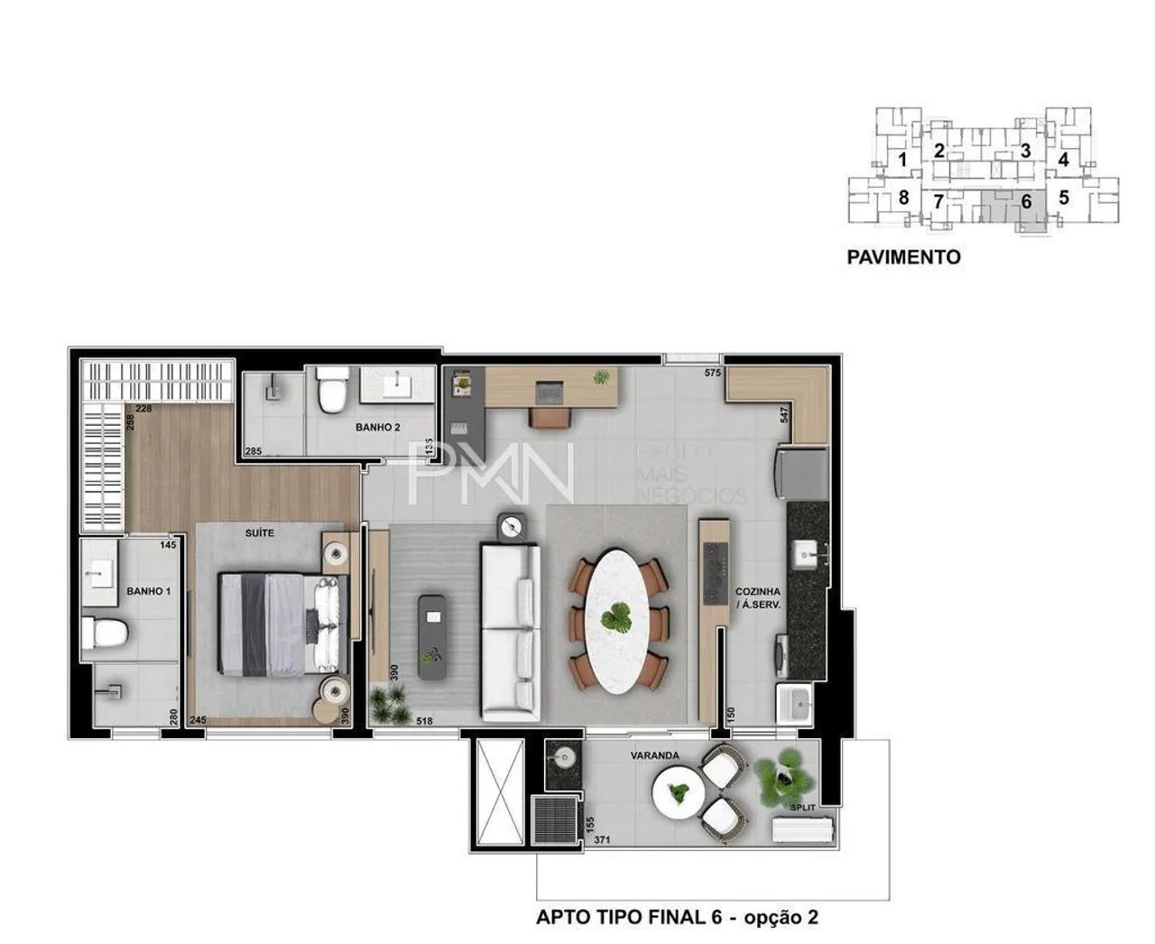 Apartamento à venda Chácara da Barra, com 2 quartos, com 96 m², Tay - Foto 3