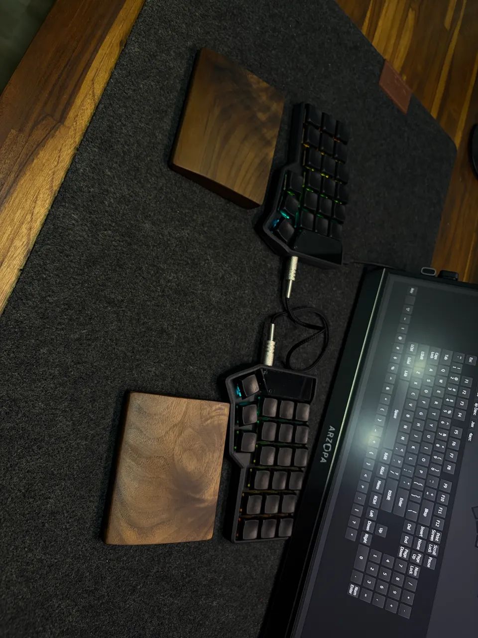 Corne Blackout - Teclado Split