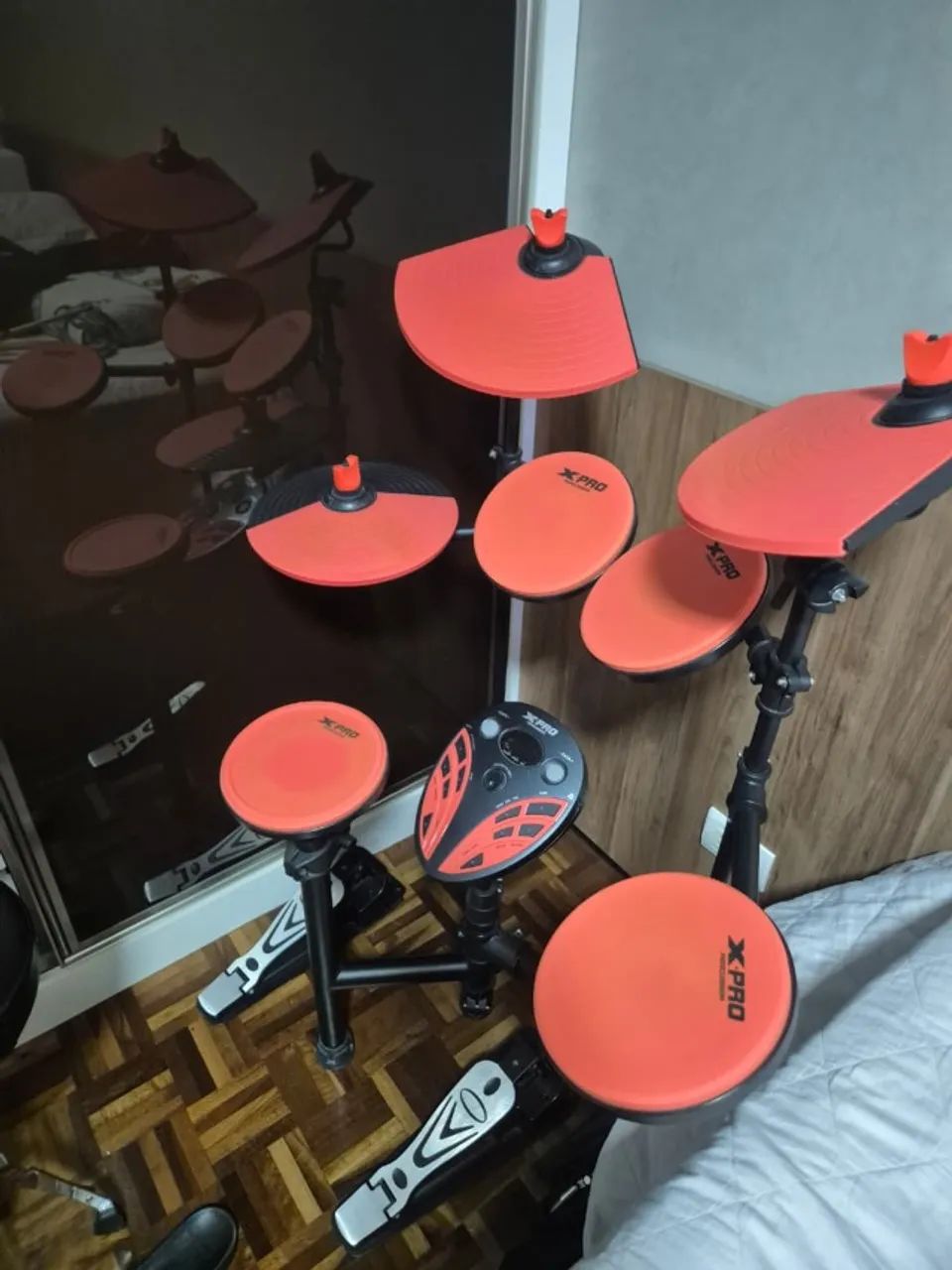 Bateria Eletrônica X-PRO Orange Usada - Foto 2
