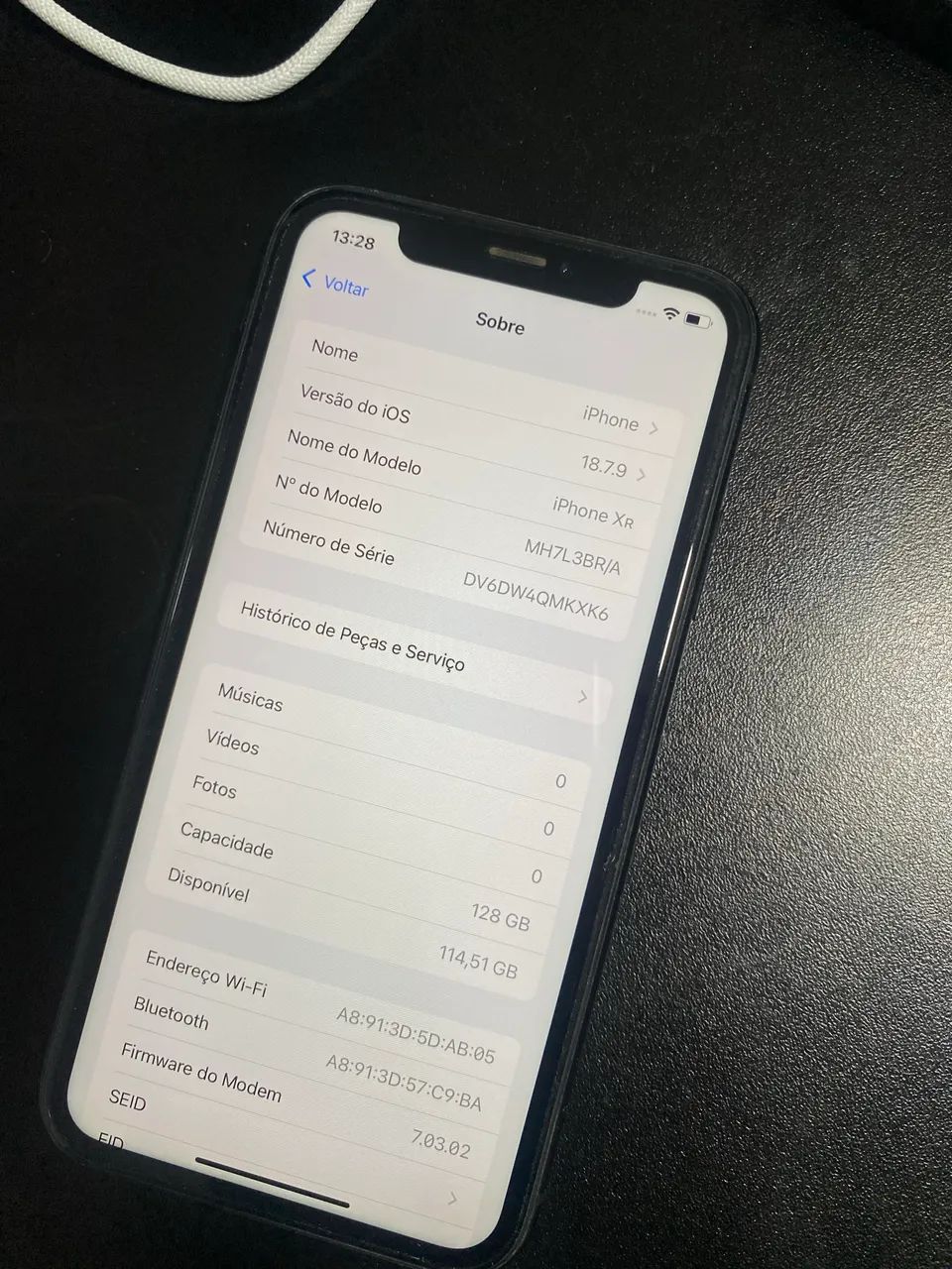 ? iPhone XR 128GB Preto - Funcionando 100%! - Foto 5