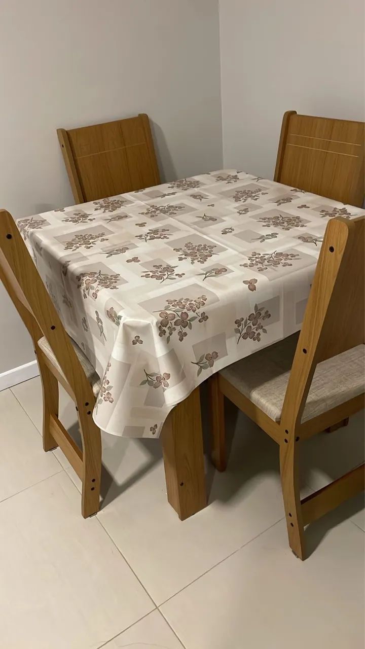 Mesa de 4 cadeiras 100% MDF  - Foto 2