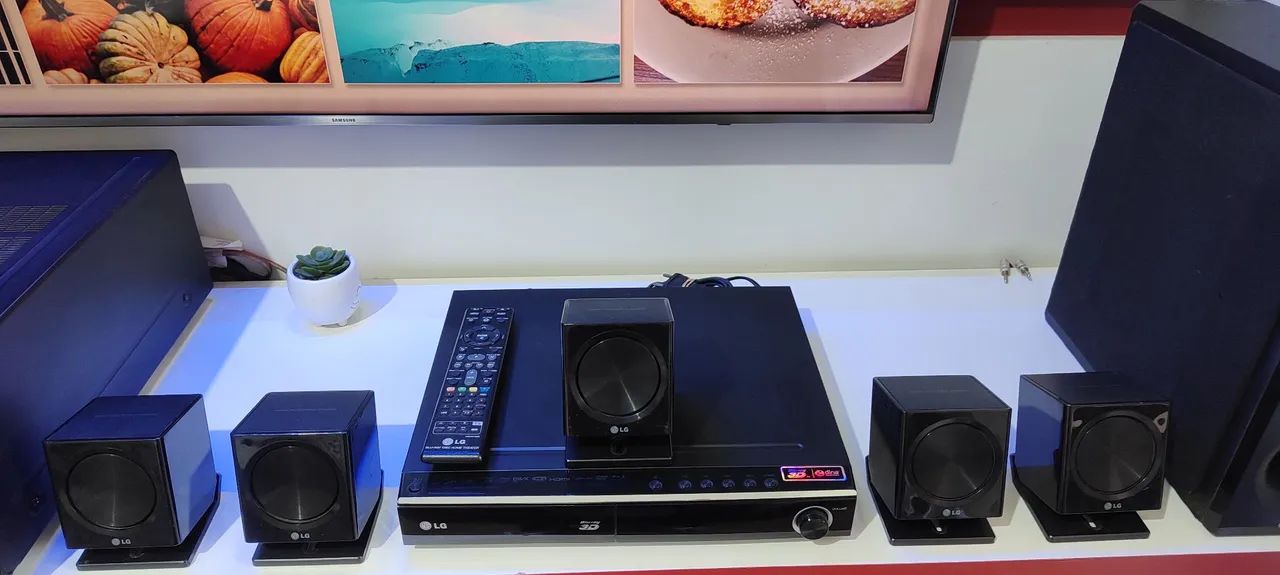 Home Theater LG BLU RAY 3D - Foto 3