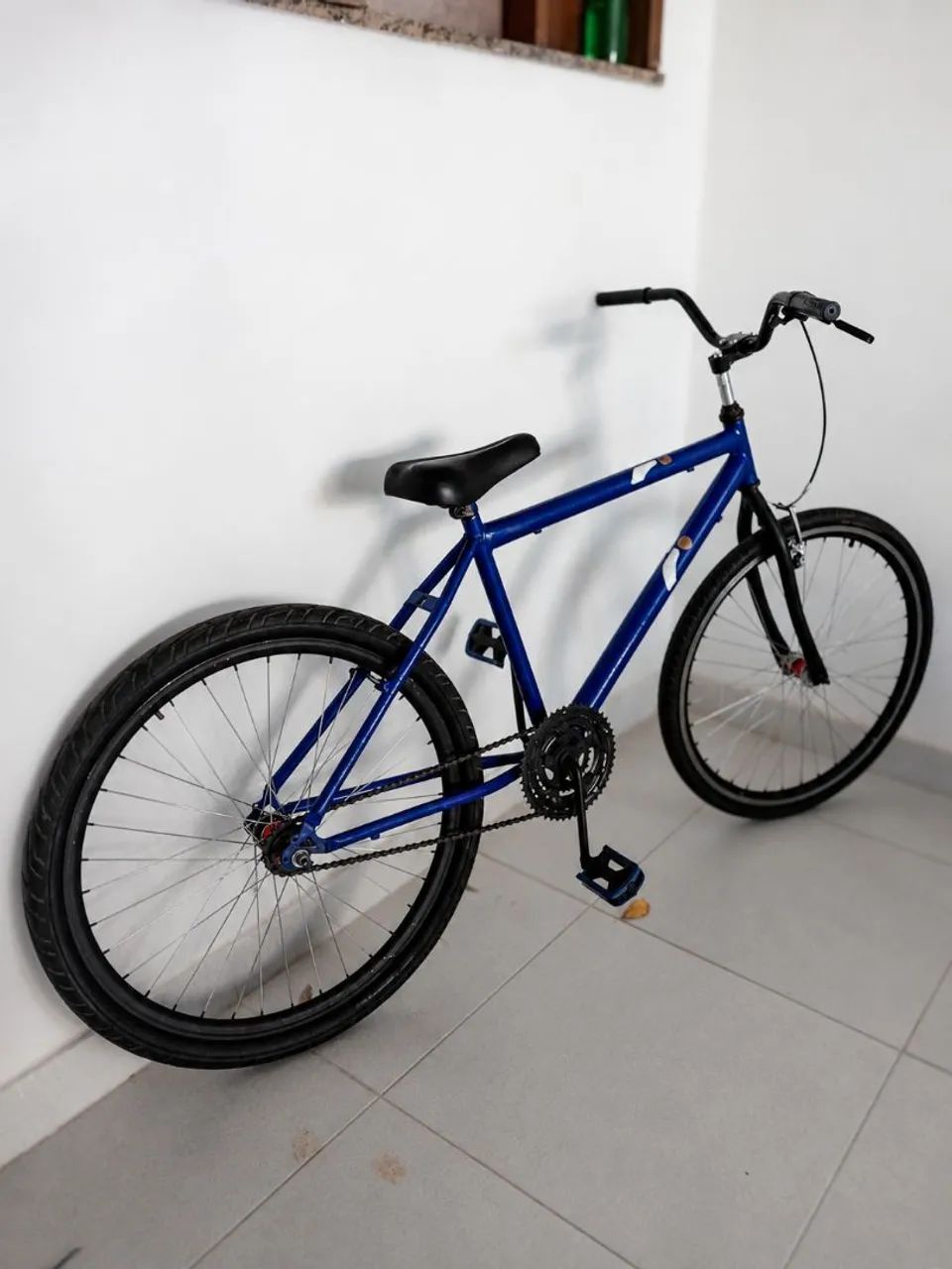 BICICLETA ARO 26 AZUL CONSERVADA  - Foto 2