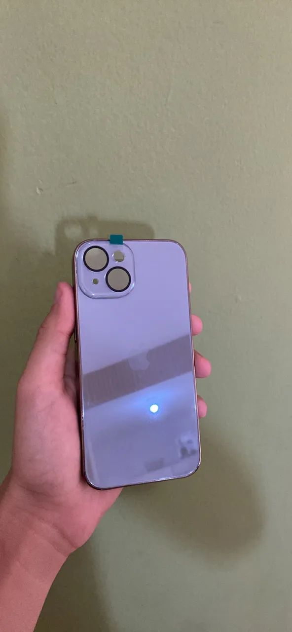 Capinha AG-Glass Diamond iPhone 14 (Cinza)