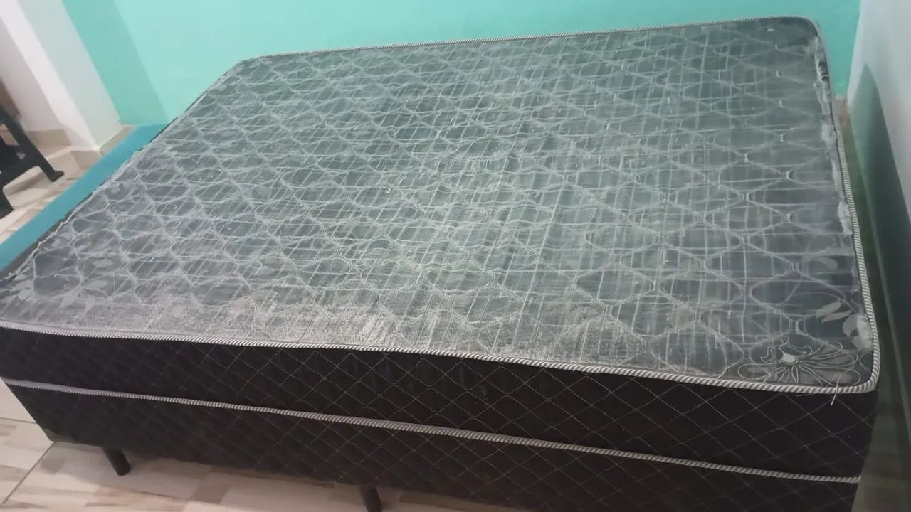 Cama box casal com baú  - Foto 3