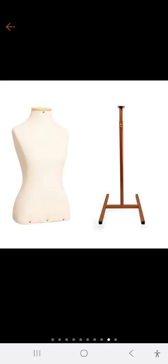 Manequim Busto com Pedestal