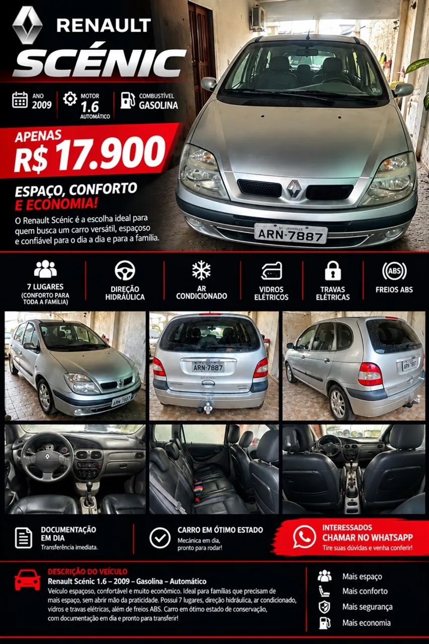 Renault Scenic Scénic Expression 1.6 16V Aut. 2009