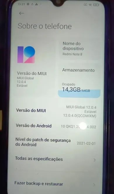 Redmi Note 8 (bateria "meia vida") - Foto 4